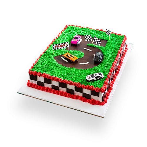 Racing Track Cake