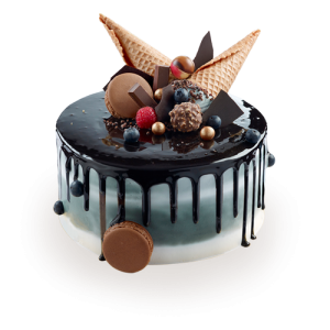 Waffle Cone Drip Cake