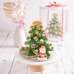 <strong style="color:#CC0000;">3D Decorated Biscuit Christmas Tree</strong>