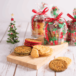 <strong style="color:#C00000;">Festive Nutty Cookies</strong>
