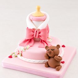 Baby Bottle Fondant Cake