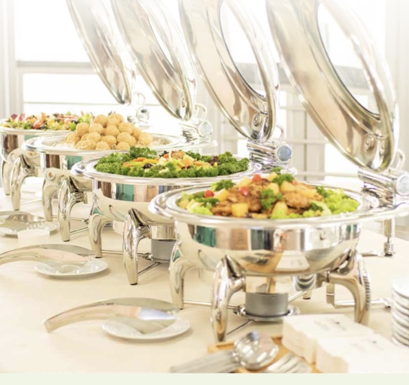 Buffet catering spread