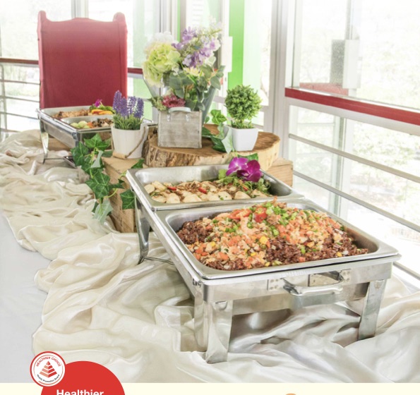 Healthier choice buffet catering