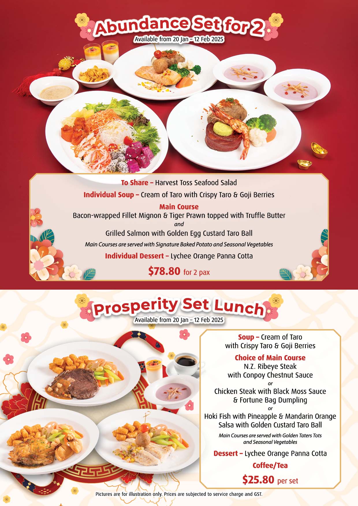 LNY Set Menus