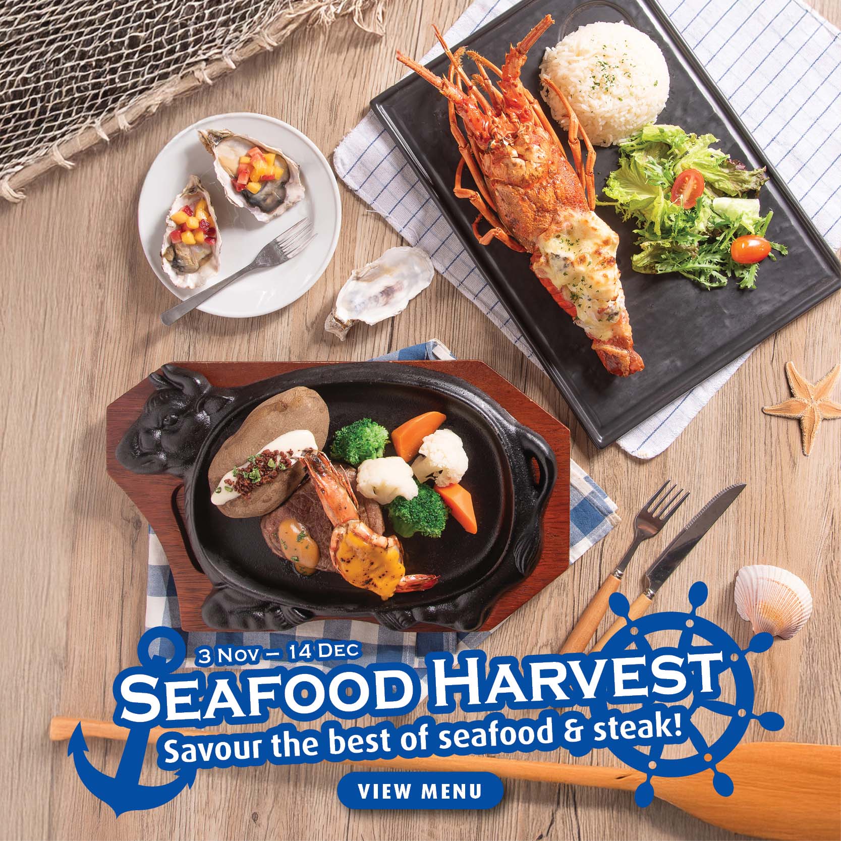 Seafood Harvest Banner
